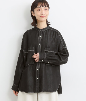 テンセルデニムオーバーシャツ