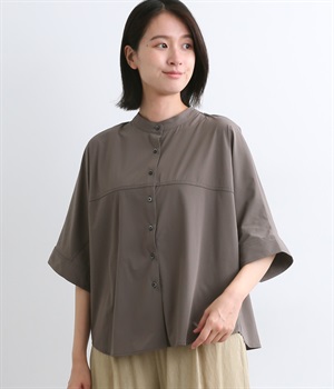 アイスタッチ2wayドルマンシャツ(チャコール-ONESIZE)