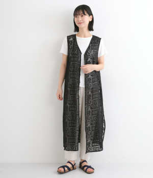 レースジレ(ブラック-ONESIZE)