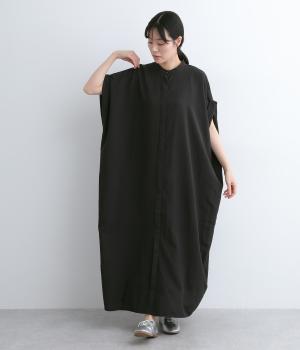 スパンローンルーズワンピース(ブラック-ONESIZE)