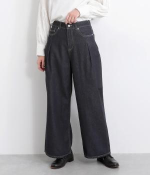 デニムポケットタックデニム(ワンウォッシュ-F)