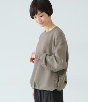 ライトダンボールサイドレースドッキングプルオーバー