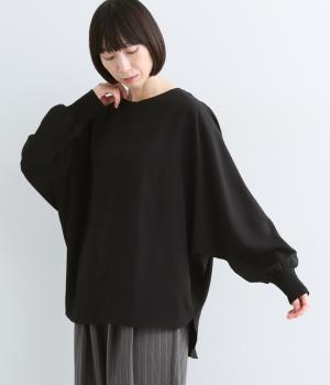 ジョーゼットドルマンプルオーバー（ブラック・F）
