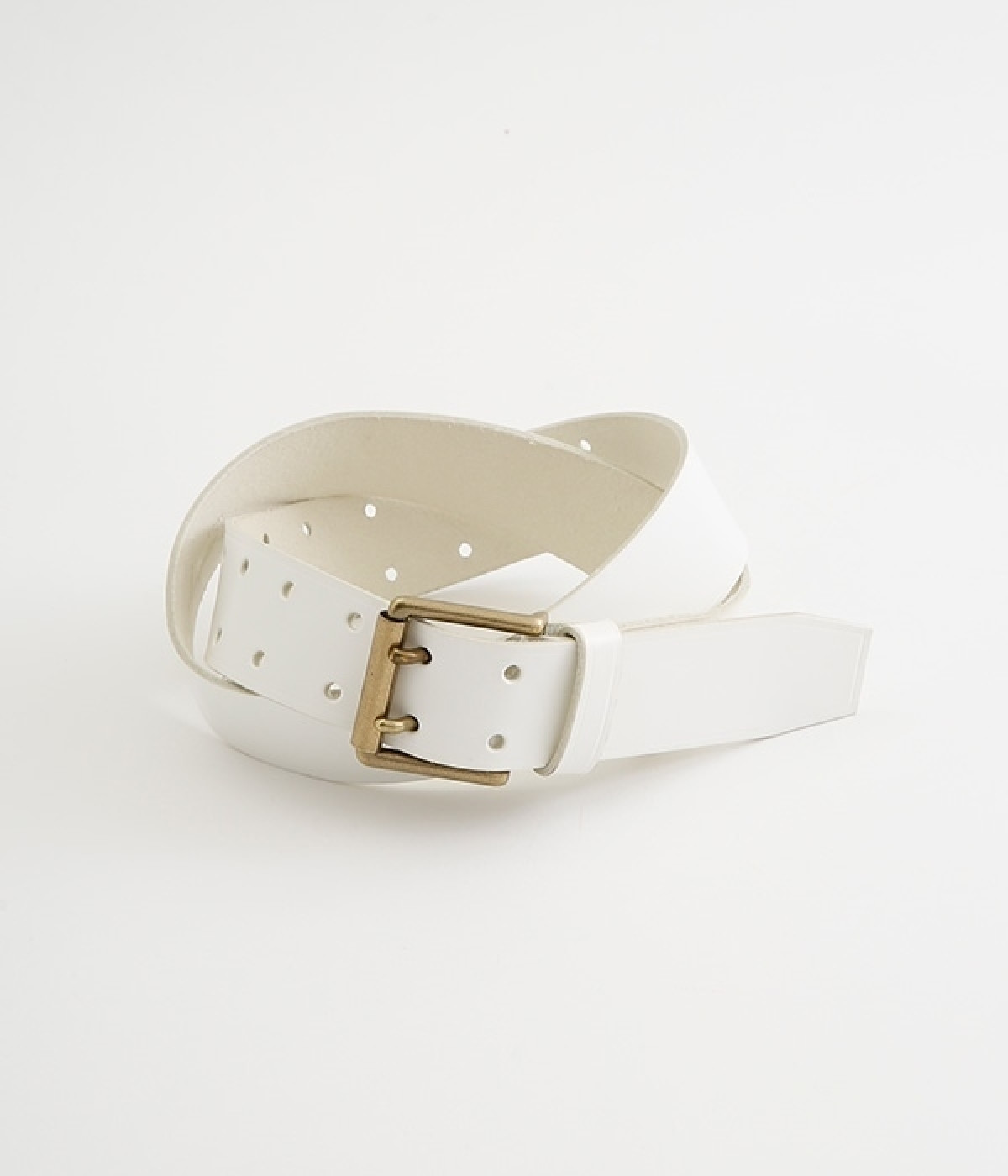 レザーベルト(ホワイト-ONESIZE)