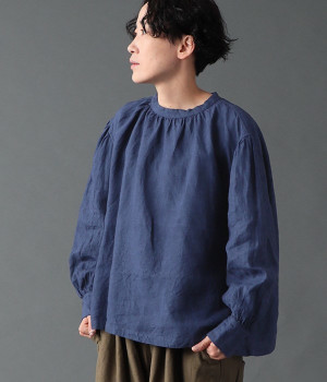 インディゴプルオーバー(ライトインディゴ-ONESIZE)