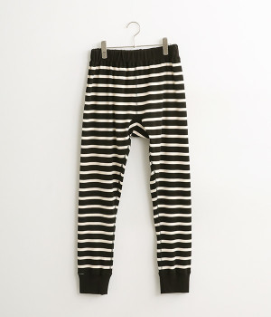 フライスボーダー  レギンス(ブラック×ナチュラル-ONESIZE)