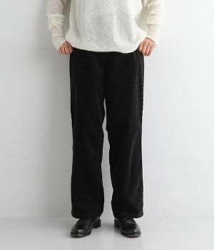 ストレッチコールパンツ(ブラック-ONESIZE)