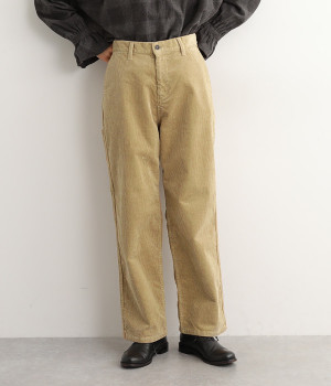 ストレッチコールパンツ(ベージュ-ONESIZE)