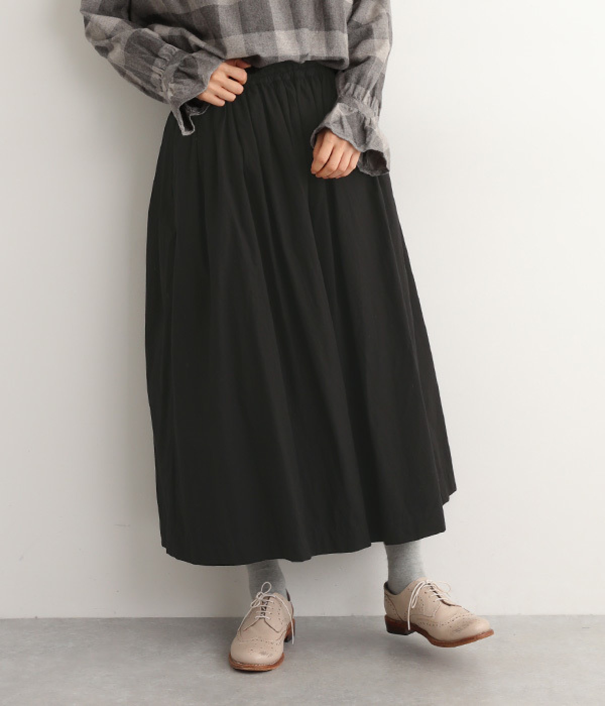 近江タイプライタースカート(ブラック-ONESIZE)