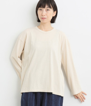 コットンプルオーバー(ナチュラル-ONESIZE)