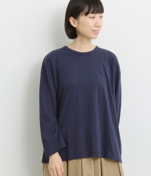 コットンプルオーバー(ネイビー-ONESIZE)