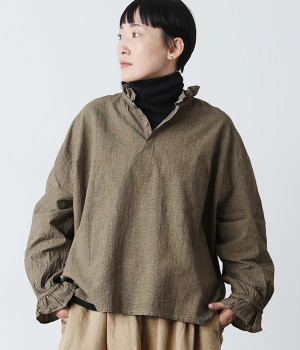 ヴィンテージカラー2WAYプルオーバー(ハウンドトゥース-ONESIZE)