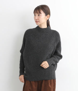JAPAN RIDGE KNITTING プルオーバー(チャコール-ONESIZE)