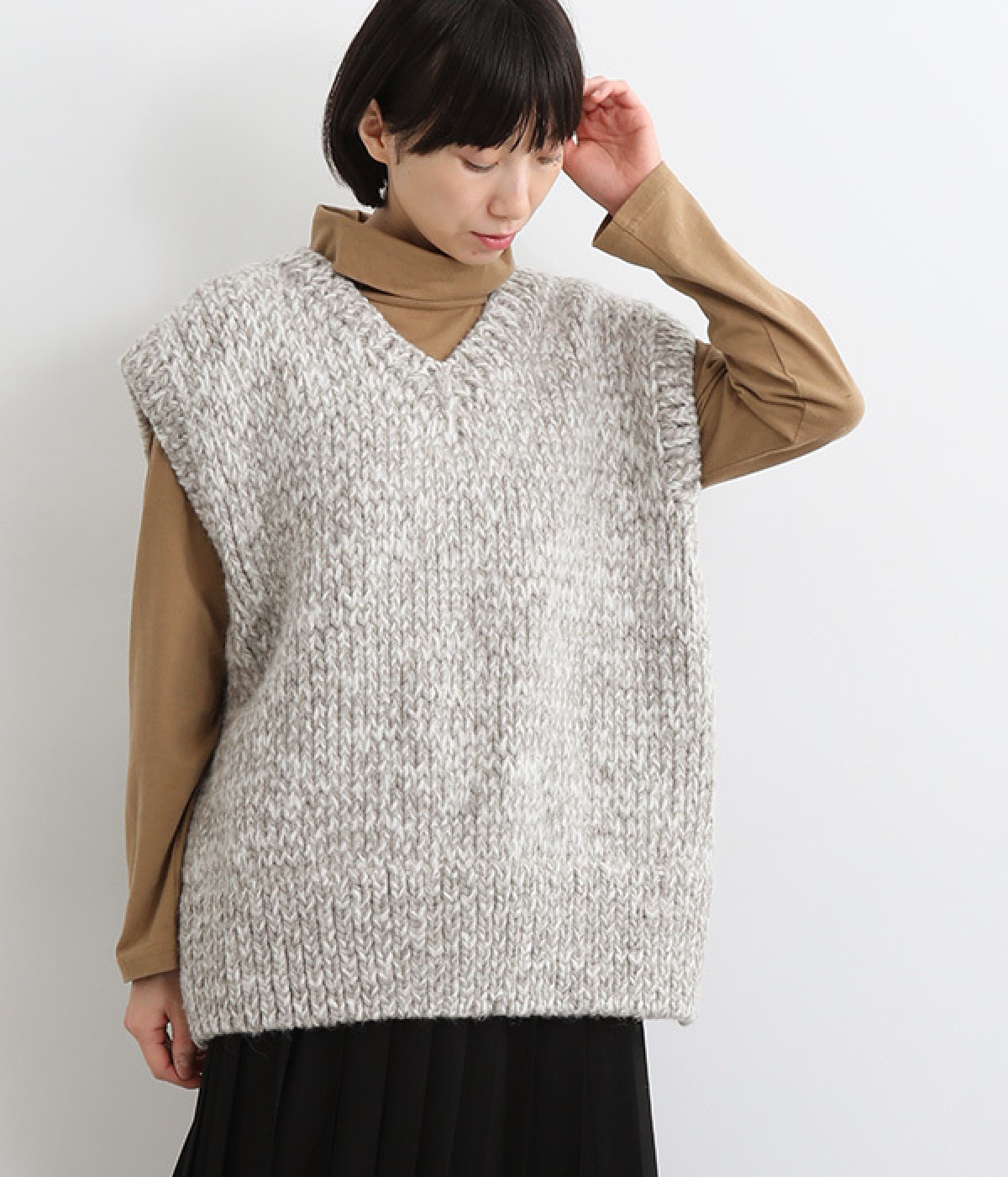 ペルーハンドニットベスト｜ICHI Antiquites（イチアンティークス）の