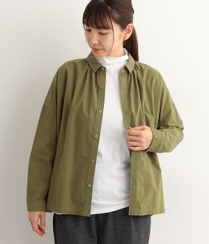 近江タイプライターシャツ(オリーブ-ONESIZE)