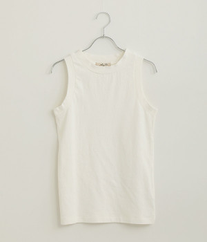 エンブロイダリータンクトップ(ホワイト-ONESIZE)