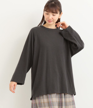 エンブロイダリープルオーバー(ブラック-ONESIZE)