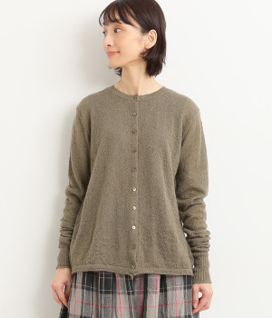 ジャパンホールガーメントカーディガン(モカ-ONESIZE)