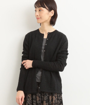 ジャパンホールガーメントカーディガン(ブラック-ONESIZE)