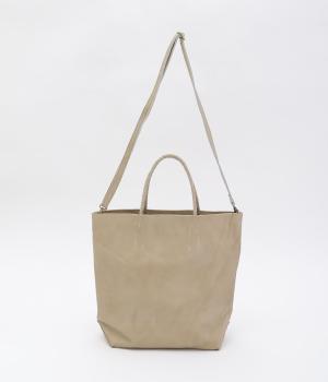 【Kyuca】2wayトートバッグ(グレージュ-F)