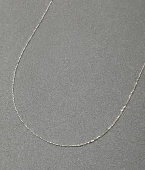 【noy】silver925　アクセントストーンネックレス(シルバー925-F)