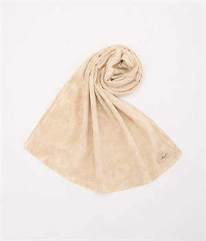 リネン手染めストール(テラコッタ-ONESIZE)