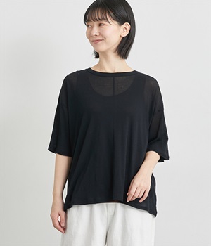 コットンTシャツ＆タンクトップセット(ブラウン×ブラック-ONESIZE)