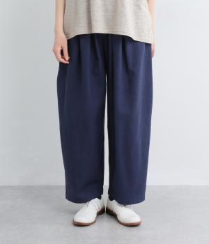 ヘリンボーン　パンツ(ネイビー-F)