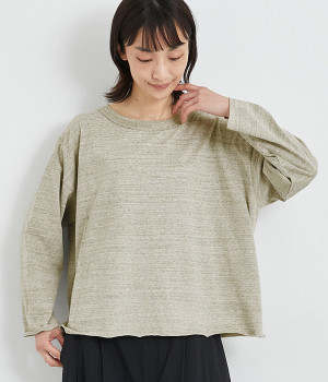 【UNDYED】コットンプルオーバー(グレー-ONESIZE)