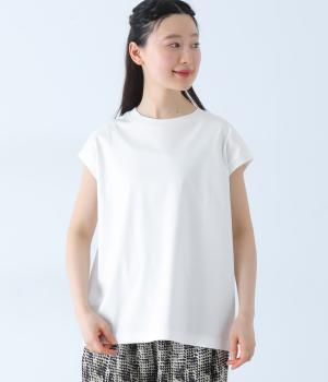 コットンスリーブレスプルオーバー(ホワイト-F)