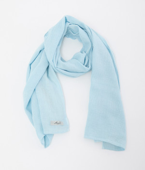 ナチュラルハンドダイストール(アクア/インディゴ-ONESIZE)