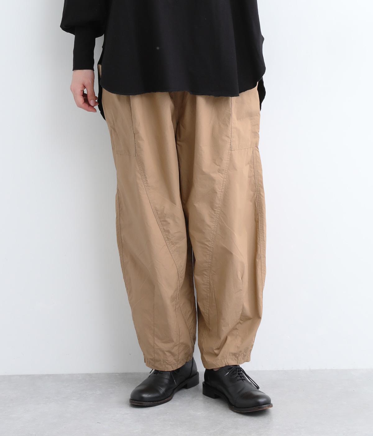 コットンタイプライターパンツ(キャメル-F)