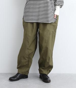 コットンタイプライターパンツ(カーキ-F)