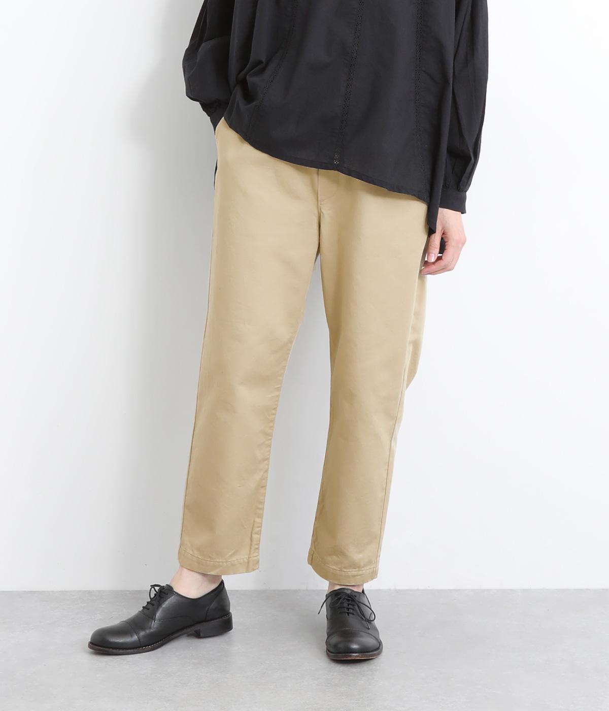 コットンパンツ(ベージュ-F)