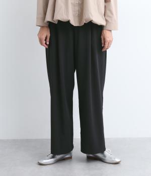 T/Rファインツイルストレッチパンツ(ブラック-F)