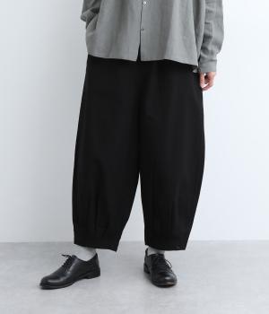 ツイルコクーンパンツ(ブラック-F)