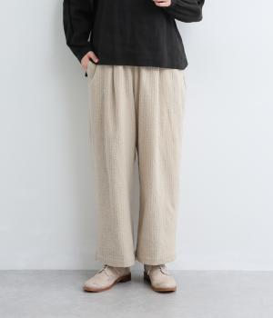 コットンウールピンストライプ　パンツ