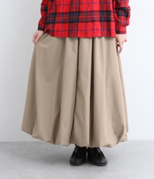 コットンバルーンスカート(ベージュ-F)