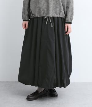 コットンバルーンスカート(ブラック-F)