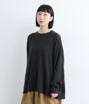 コットンルーズプルオーバー(ブラック-F)