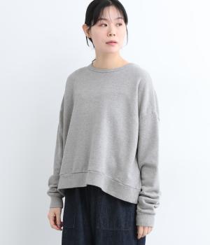 コットンフレンチテリープルオーバー(グレー-F)