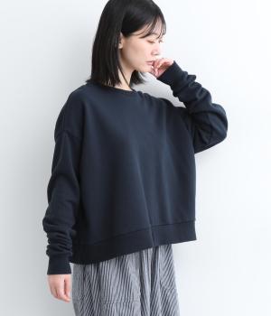 コットンフレンチテリープルオーバー(ネイビー-F)