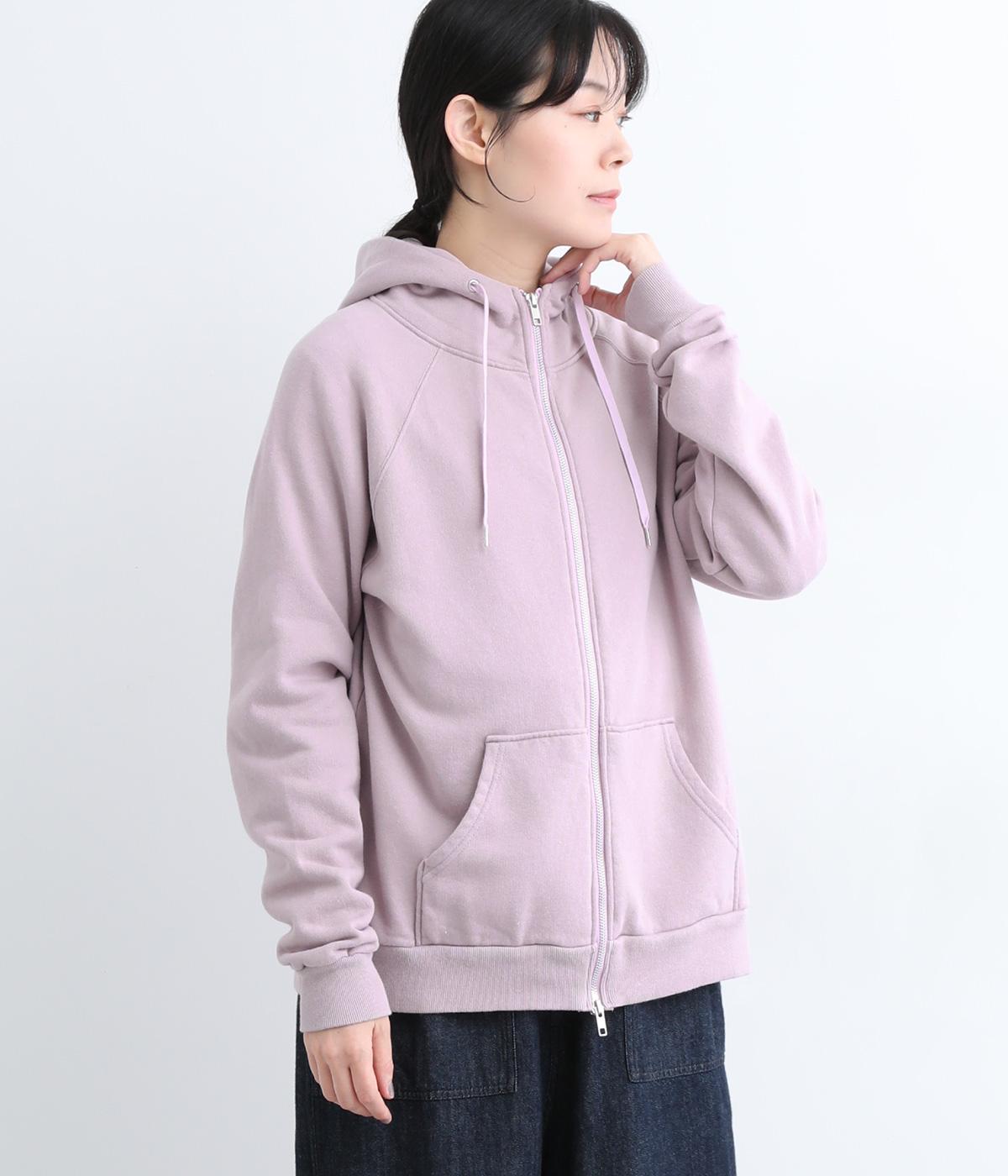 コットンフレンチテリーフーディ(ラベンダー-F)