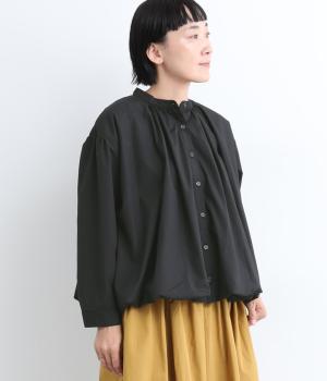 コットンバルーンシャツ(ブラック-F)