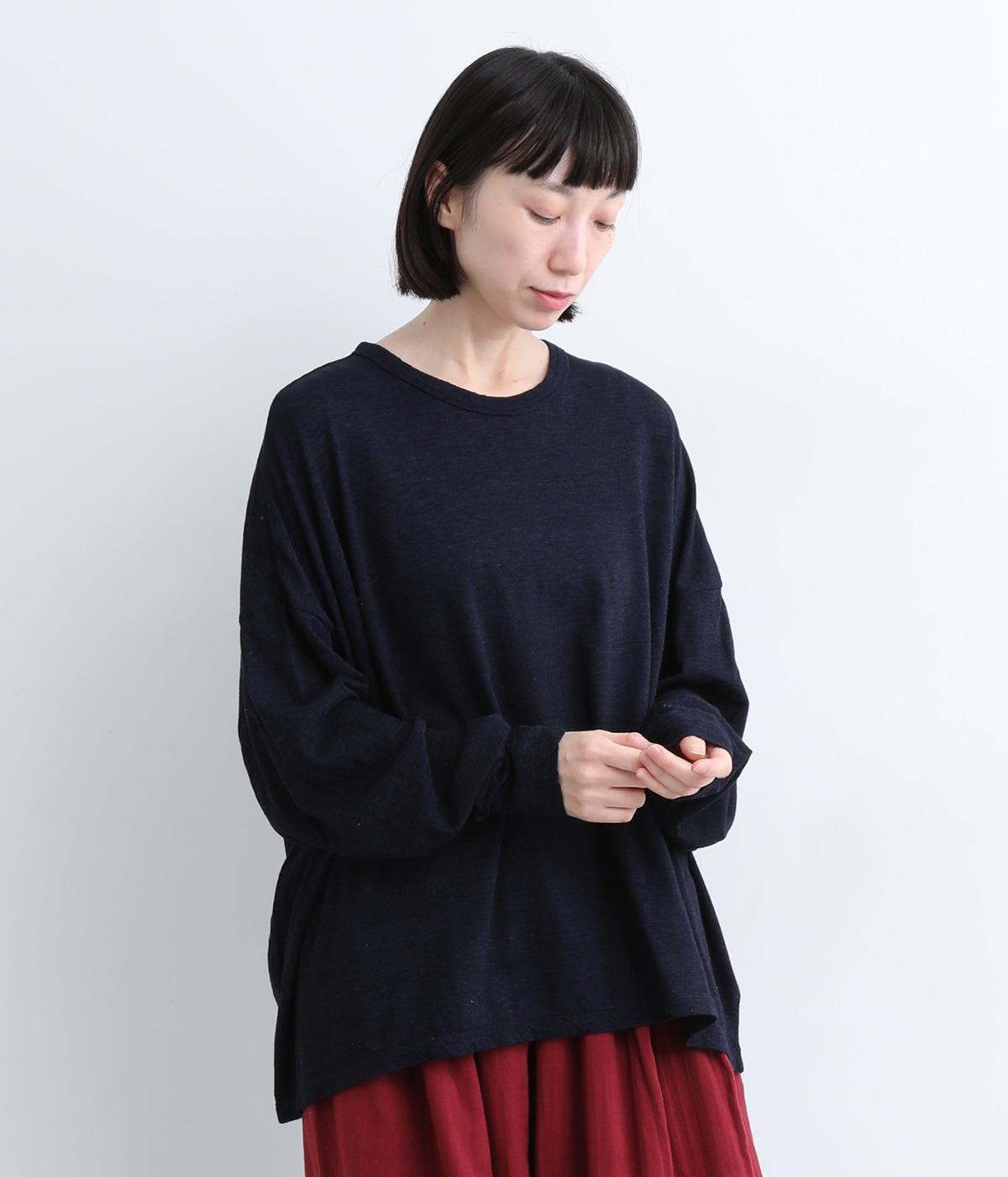 コットンルーズプルオーバー(ネイビー-F)