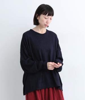 コットンルーズプルオーバー(ネイビー-F)
