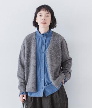 ウール混　カーディガン