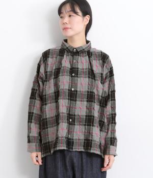 ウールコットンオリジナルチェック　シャツ