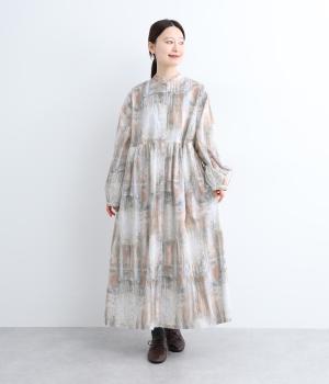 インクジェットプリント2wayワンピース(ストーン-ONESIZE)