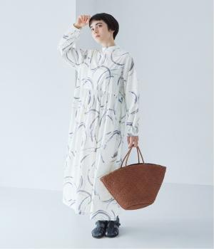 インクジェットプリント2wayワンピース(ドット-ONESIZE)